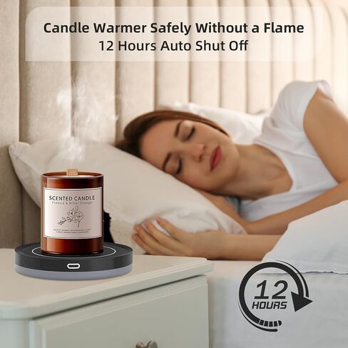 Smart Coffee Mug Warmer Candle Warmer Plate Safely Releases Scents Without a Flame Used as Candle Jar Warmer, Mug Warmer Cup Warmer Tea Warmer Desk Home Office in Saudi Arabia