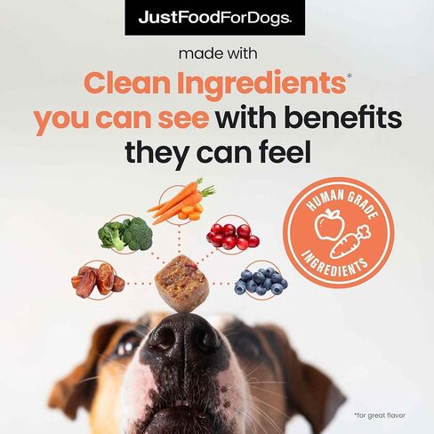 JustFoodForDogs العناية بالبشرة والحساسية، مكمل مضغ ناعم للكلاب، الحساسية الموسمية، حكة الجلد، الالتهاب، دعم المناعة - 45 قطعة in Kuwait