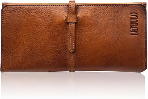 LETEULO Wallets for Women Genuine Leather Card Organizer Dip Dye Coin Purse Ladies Ultrathin Wallets in Saudi Arabia