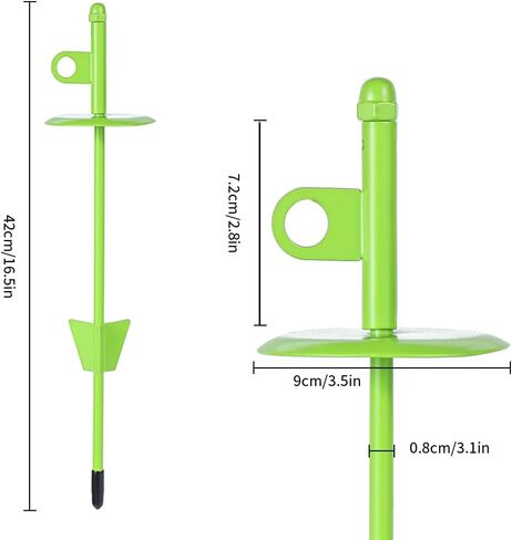 Dog Tie Out Stake-2Pack Heavy Duty Dog Stake for Large Dogs up to 200 lbs, Outdoor Anti-Rust Ground Anchor Dog Stake for Beach and Camping,360° Swivel Dog Anchor Use (2Park Black+Orange) in Saudi Arabia