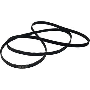 BEMONOC Pack of 2pcs 2GT Driver Belt 976-2GT-6 Timing Belt in Closed Loop Rubber L=976mm W=6mm 488 Teeth for 3D Printer Parts