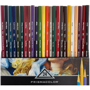 Prismacolor 2476 Verithin Coloured Pencils, Assorted Colours, 12-Count in Saudi Arabia