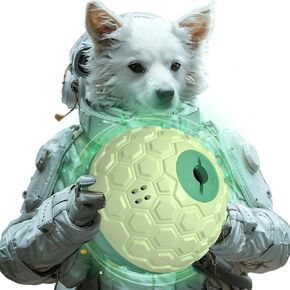 KADTC Treat Dispenser Wobble Giggle Ball for All Breed Medium/Large Aggressive Chewers Food Dispensing Puzzle Toy Chew Teeth Balls Interactive Keep Them Busy Boredom Busters Puppy Enrichment Toys