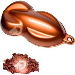 Bronze Mica Powder Pigment "Satin Blaze Pearl" 25g | Automotive Grade Pearlescent Paint Colorant | Epoxy Resin & Lacquer Dye | UV Resistant | DIY Arts/Crafts