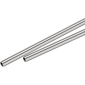 uxcell 304 Stainless Steel Round Tube 1mm OD 0.2mm Wall Thickness 250mm Length 2 Pcs