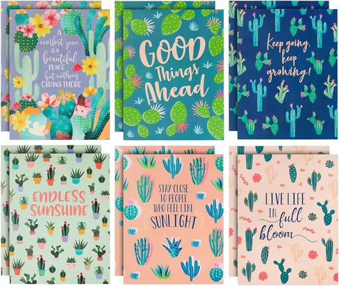 Paper Junkie 12-Pack Inspirational 2 Pocket Folders with Pink Marble Design Print, 6 Decorative Rose Gold Motivational Designs for School, Home, and Office, Women and Girls (9x12 in) in Saudi Arabia