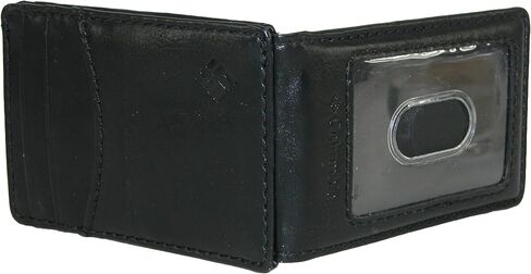 Columbia Men's Leather Front Pocket Wallet Card Holder for Travel in Kuwait