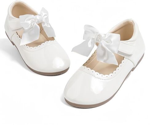 ISINSER Toddler Girls Classic Oxford Shoes Princess Dress Mary Jane Party Bowknot Flats School Uniform Shoes in Kuwait