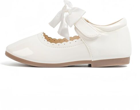 ISINSER Toddler Girls Classic Oxford Shoes Princess Dress Mary Jane Party Bowknot Flats School Uniform Shoes in Kuwait