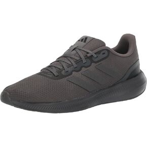 adidas Men's Run Falcon 3.0 Shoe, Black/Black/Carbon, 11