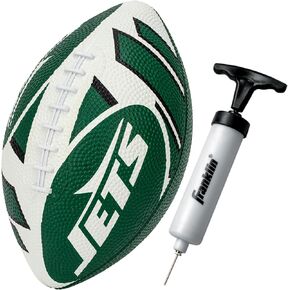 Franklin Sports NFL Team Footballs - Rubber Youth Mini Footballs for All NFL Teams - Kids Junior 8.5" Football - Official NFL Licensed Footballs