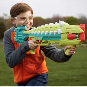 Nerf Ultra Strike Motorized Blaster, 10 Nerf AccuStrike Ultra Darts, 10-Dart Clip, Compatible Only with Nerf Ultra Darts, Multicolor, (F6024U50)