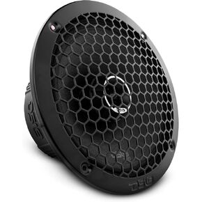 DS18 PRO-ZT6 6.5-Inch 2 Way Pro Audio Midrange Speakers with Built-in Bullet Tweeter 4-Ohms 450W Max 225W RMS Water Resistant - Black Metal Mesh Grill Included (1 Speaker)
