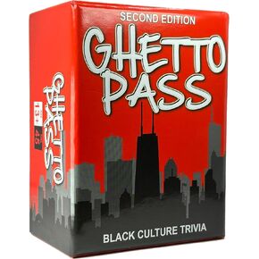 Ghetto Pass ISSA Black Culture Celebration Urban Trivia Game - Perfect Black Card Games for Black People Or Those Who Love Black Culture Games - Black Owned Family Game Nights Urban Fun for All Ages