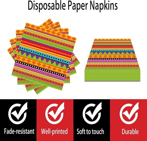 Red Bandana Paper Napkins for Red Bandana Western Party Supplies Red Bandana Theme Party Disposable Napkins Paisley Paper Napkins Red Bandanas Paisley Print Theme Party Supplies (40 Pcs) in Kuwait