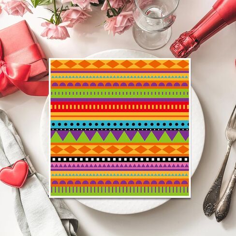 Red Bandana Paper Napkins for Red Bandana Western Party Supplies Red Bandana Theme Party Disposable Napkins Paisley Paper Napkins Red Bandanas Paisley Print Theme Party Supplies (40 Pcs) in Kuwait