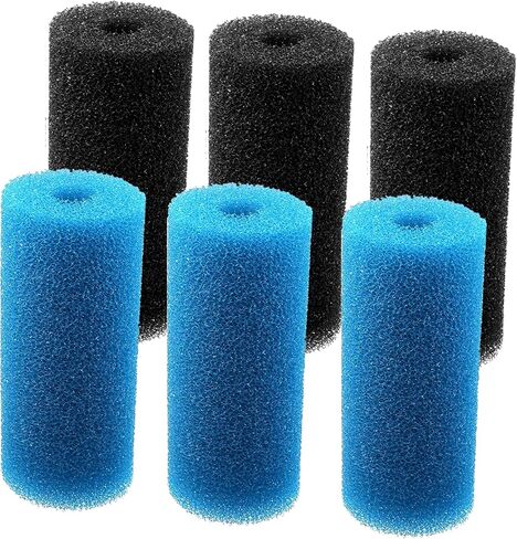 3 Pack 5.9″ Sponge Replacement Pre-Filter Foam Filtration Kit for Pond Aquarium Fish Tank, 0.8" Hole in Saudi Arabia