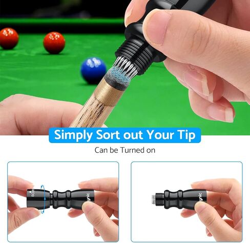 مجموعة أدوات تشكيل البلياردو الاحترافية من eSynic 3 في 1، مجموعة أدوات تشكيل البلياردو من الفولاذ المقاوم للصدأ، ملحقات أدوات البلياردو، أدوات تشكيل، أداة تشكيل، مهوية (أحمر) in Kuwait