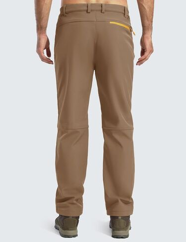 MAGCOMSEN Winter Pants Snow Ski Pants 4 Pockets Water Resistant Softshell Hiking Pants in Kuwait
