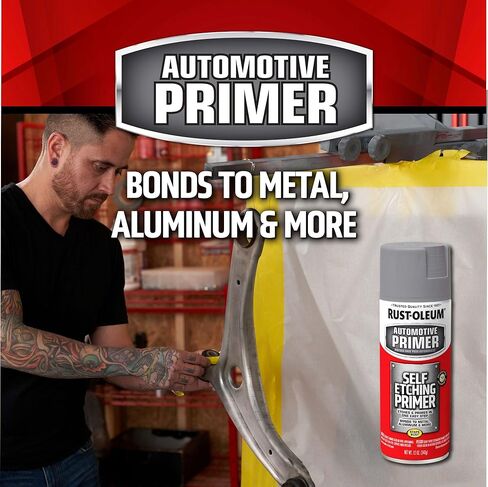 طلاء بخاخ تمهيدي ذاتي النقش للسيارات من رست أوليوم 249322، 12 أونصة، أخضر داكن in Kuwait