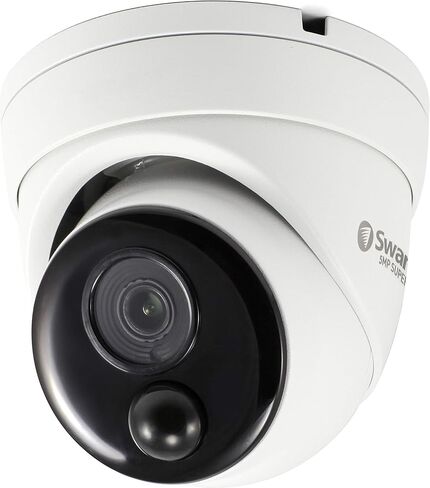 Swann Home Security Camera System with 2TB HDD, 8 Channel 8 Cam, POE Cat5e NVR 4K HD Video, Indoor or Outdoor Wired Surveillance CCTV, Color Night Vision, Heat Motion Detection, Dome Cams, 886808FB in Saudi Arabia