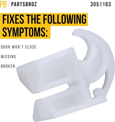 درج منزلق من PartsBroz 3051162 - متوافق مع مجموعة فريجيدير تابان كينمور جيبسون وفرن الميكروويف - يستبدل AP2121517 08067766 3012698 3051361 3131687 8067766 بديل فائق التحمل in Kuwait