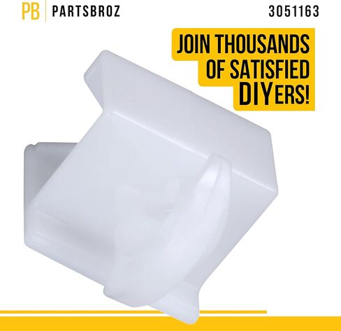 درج منزلق من PartsBroz 3051162 - متوافق مع مجموعة فريجيدير تابان كينمور جيبسون وفرن الميكروويف - يستبدل AP2121517 08067766 3012698 3051361 3131687 8067766 بديل فائق التحمل in Kuwait