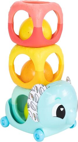Lamaze Stack & Nest Fruit Pals - Sensory Baby Toys - Nesting and Stacking Play Food Toys - Sensory Toys for Boys and Girls Ages 12 Months and Up in Saudi Arabia