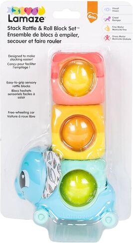 Lamaze Stack & Nest Fruit Pals - Sensory Baby Toys - Nesting and Stacking Play Food Toys - Sensory Toys for Boys and Girls Ages 12 Months and Up in Saudi Arabia