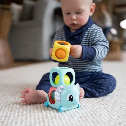 Lamaze Stack & Nest Fruit Pals - Sensory Baby Toys - Nesting and Stacking Play Food Toys - Sensory Toys for Boys and Girls Ages 12 Months and Up in Saudi Arabia