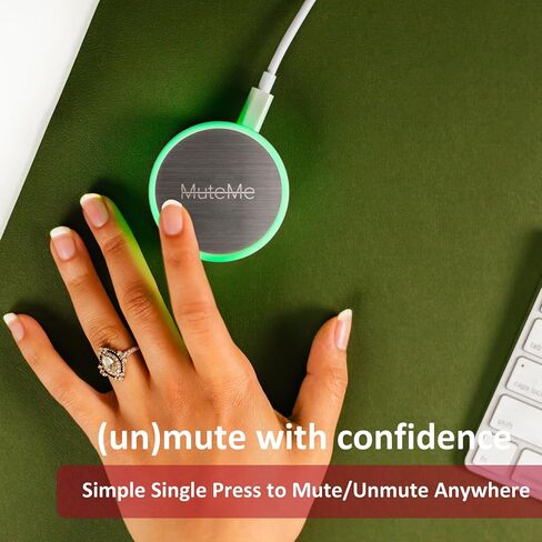 MuteMe - Illuminated Capacitive Touch Mute Button for Zoom, Teams, Google Meet & More (As Seen on Shark Tank)! Free Windows / Mac Software Required To Use MuteMe. in Kuwait