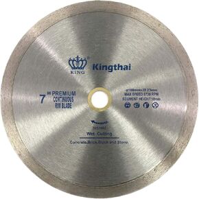 4 Inch Tile Continuous Rim Diamond Saw Blade for Cutting Ceramic Porcelain,Wet Cutting, 7/8"-5/8" Arbor in Saudi Arabia