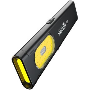 WARSUN Compact Multi-Mode Pocket LED Flashlight - 675LM, USB-C Rechargeable, IPX4, Dual Material, Red/Blue Strobe, for Everyday Carry & Travel