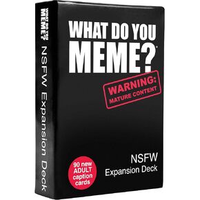 WHAT DO YOU MEME? Fresh Memes #2 Expansion Pack - Adult Card Games for Game Night from