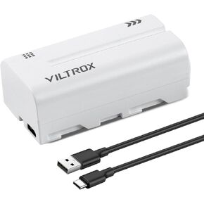 بطارية VILTROX V Mount BP-V99، بطارية صغيرة على شكل V بقدرة 99 وات في الساعة (14.8 فولت 6700 مللي أمبير في الساعة) مع D-TAP، BP، USB-A، شاشة OLED، تدعم شاحن سريع 45 وات PD USB-C لكاميرا الفيديو والكاميرا والشاشة بسعة كبيرة محمولة