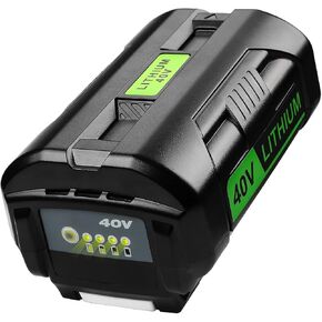 ANTRobut 6.5Ah Replacement Ryobi 40V Battery and Charger Kit for Ryobi 40V Lithium-Ion Battery OP4026 OP40601 OP4050A OP4040 OP4030 OP4050 with OP401 Ryobi 40V Charger
