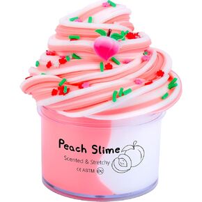 12 Pack Fruit Butter Slime Kits for Kids, with Watermelon, Lemon, Peachybbies, Strawberry, Avocado and Cherry Charm,Cute Stuff for Girls Fragrant DIY Slime, Stress Relief Toys for Girls and Boys. Red
