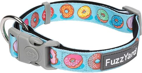 FuzzYard Savanna Dog Collar | Size M | Comfortable Neoprene Pet Collar for Everyday Walking & Training | Ideal Fit for Medium Dogs in Kuwait