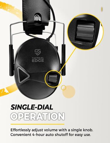 TradeSmart Complete Shooting Eye and Ear Protection: Electronic Earmuffs for Shooting, Range Glasses & Hard Carrying Case in Kuwait