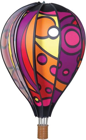 18 in. Hot Air Balloon - Chevron Rainbow in Kuwait