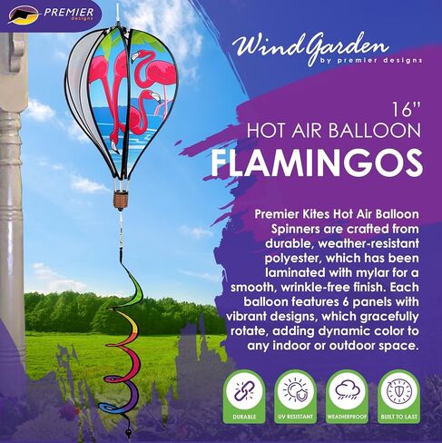18 in. Hot Air Balloon - Chevron Rainbow in Kuwait