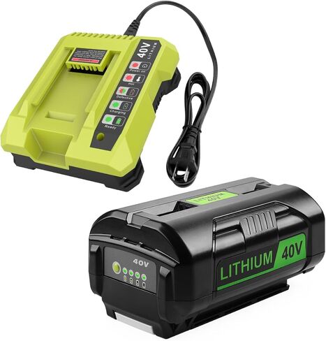 ANTRobut 40V 6.5Ah Battery Replacement for Ryobi 40V Lithium Battery Compatible with Ryobi 40 Volt OP4050A OP4015 OP4026 OP40201 OP40261 OP4030 OP40301 OP4040 OP4050 OP40601 in Saudi Arabia