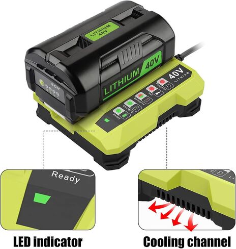 ANTRobut 40V 6.5Ah Battery Replacement for Ryobi 40V Lithium Battery Compatible with Ryobi 40 Volt OP4050A OP4015 OP4026 OP40201 OP40261 OP4030 OP40301 OP4040 OP4050 OP40601 in Saudi Arabia