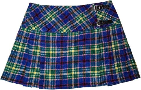 Tartanista Womens 16.5 Inch Plaid Tartan Mini Kilt Skirt With Free Pin in Saudi Arabia