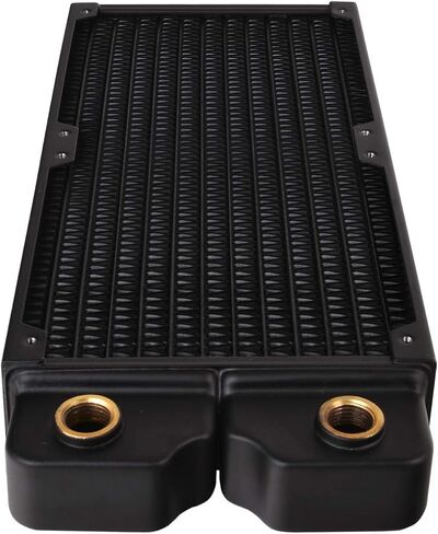 Thermaltake Pacific DIY Liquid Cooling System C360 27mm Thick High-Density Fins Single-Row Copper Tubes Copper Radiator CL-W228-CU00BL-A in Kuwait