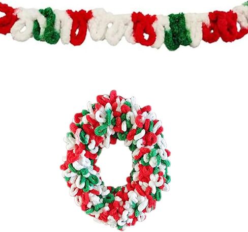 بطانية مكتنزة للغاية من خيوط شانيل 48 أونصة لحياكة الذراع، خطوط متعددة الألوان من البوليستر السريع جامبو سهل النسيج، خيوط سميكة فاخرة (متعددة الألوان #4، 6 عبوات) in Kuwait