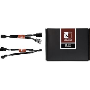 Noctua NA-SEC2, 3 Pin Fan Extension Cables (30cm, Black)