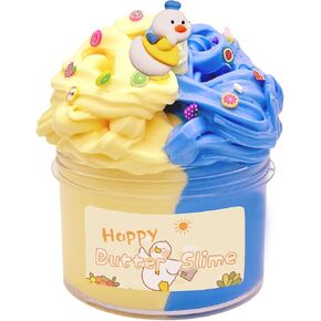 15Pack Butter Slime Kit with Cake Charms Super Soft & Non-Sticky,Stress Relief Toy for Girls and Boys,Party Favors and Birthday Gift