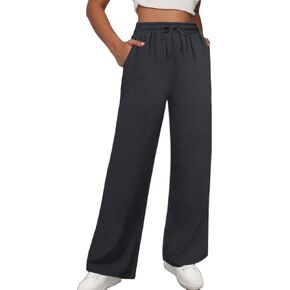 Women's Wide Leg Sweatpants High Waisted Yoga Lounge Pants with Pockets S-XL