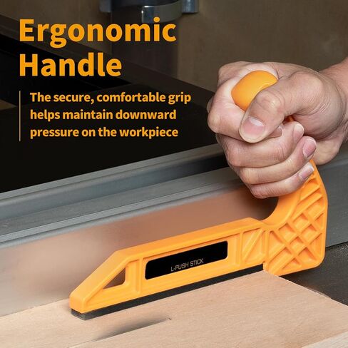 POWERTEC Tandem Featherboard & L-Shaped Fits Table Saw, Router Table, Band Saw, Shaper, Planers & Jointer. Wood Pusher Reduces Kickback & Increases Safety. 2PK (71555V) in Saudi Arabia